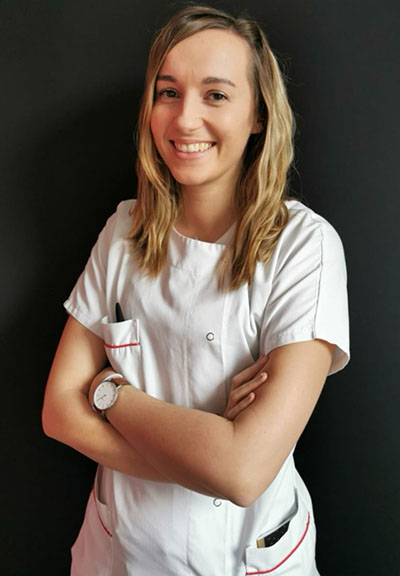 Delphine, infirmi&egrave;re au cabinet du Dr Roux &agrave; Limoges